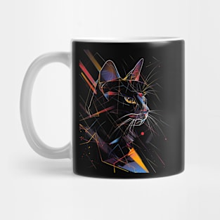 Mid Century Modern CAT Retro Fabrics Mug